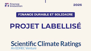 Scientific Climate Ratings Receives the Finance Innovation Label